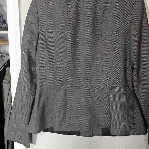 Talbots Womens Blazer Jacket Brown Taupe Four Button Career Sz 6 - Picture 8 of 9